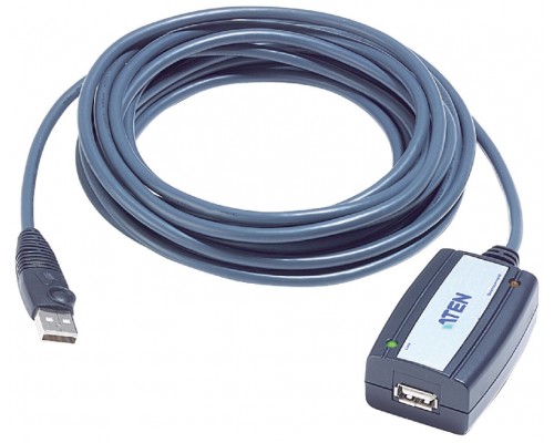 ATEN Cable extensor USB 2.0 de 5 m (soporta conexión en cadena hasta 25 m) (Espera 4 dias)
