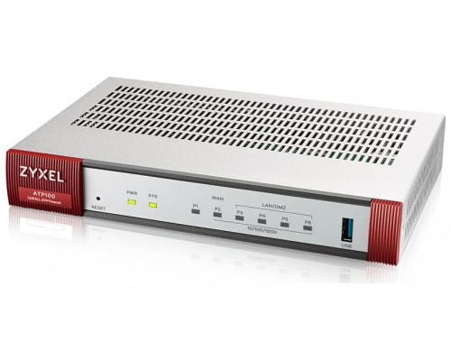 Zyxel ATP100 cortafuegos (hardware) 1000 Mbit/s (Espera 4 dias)