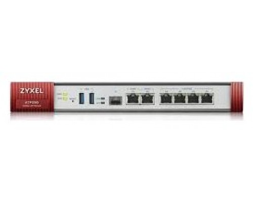 (D)  ZYXEL ATP200 ATP 10/100/1000, 2*WAN, 4*LAN/DMZ PORTS, 1*SFP, 2*USB WITH 1 YR BUNDLE (Espera 4 dias)