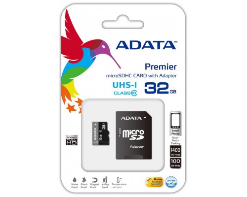 ADATA MicroSDHC 32GB UHS-I CLASS10 c/adapt