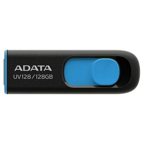ADATA Lapiz Usb UV128 128GB USB 3.2 Negro/Azul-SX4 ADATA Lapiz Usb UV128 128GB USB 3.2 Negro/Azul