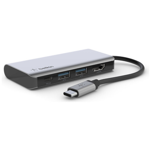 Belkin AVC006btSGY USB 3.2 Gen 1 (3.1 Gen 1) Type-C Plata (Espera 4 dias)-SX10 Belkin AVC006btSGY USB 3.2 Gen 1 (3.1 Gen 1) Type-C Plata (Espera 4 dias)