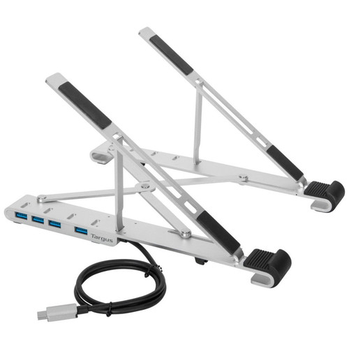 BASE PORTATIL TARGUS CON HUB INTEGRADO USB-A X4 PLATA-SX8 BASE PORTATIL TARGUS CON HUB INTEGRADO USB-A X4 PLATA