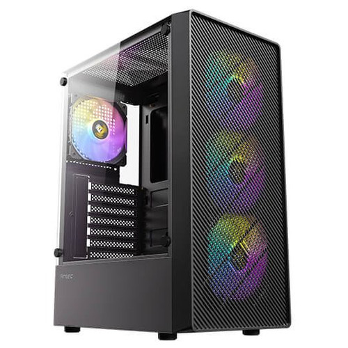CAJA ANTEC AX26 ARGB ATX NEGRO 4XVENT 120MM 2XUSB SN FUENTE-SX9 CAJA ANTEC AX26 ARGB ATX NEGRO 4XVENT 120MM 2XUSB SN FUENTE