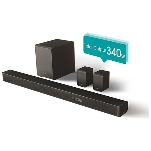 ALTAVOCES HISENSE AX5100G BARRA SONIDO 5.1 340W BT-SX20 ALTAVOCES HISENSE AX5100G BARRA SONIDO 5.1 340W BT