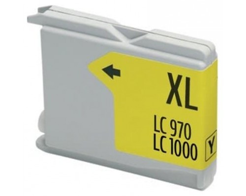 CARTUCHO COMP. BROTHER LC1000XL/LC970XL AMARILLO 26.6