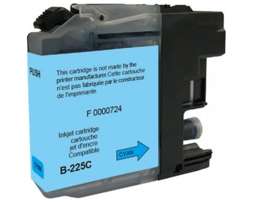 INK-POWER CARTUCHO COMPATIBLE BROTHER LC225XLC CYAN