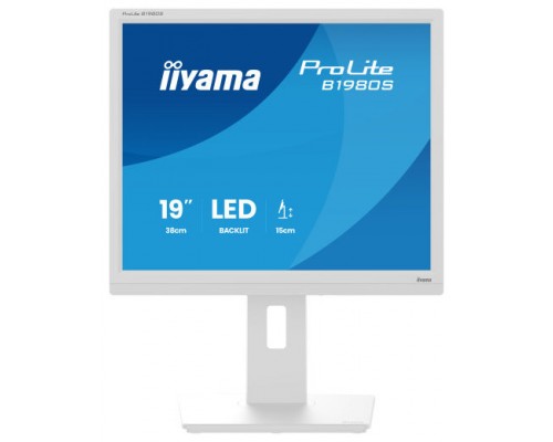 iiyama ProLite B1980S-W1 pantalla para PC 48,3 cm (19") 1280 x 1024 Pixeles SVGA LED Blanco (Espera 4 dias)