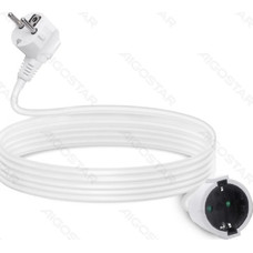 CABLE ALARGADOR ALEMAN 3G 5 M BLANCO AIGOSTAR (Espera 4 dias)-SX3 CABLE ALARGADOR ALEMAN 3G 5 M BLANCO AIGOSTAR (Espera 4 dias)