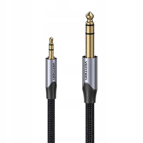 CABLE AUDIO ESTEREO JACK 3.5/M JACK 6.3/M 2 M GRIS VENTION (Espera 4 dias)-SX2 CABLE AUDIO ESTEREO JACK 3.5/M JACK 6.3/M 2 M GRIS VENTION (Espera 4 dias)