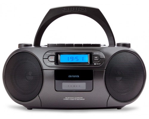 ALTAVOCES BLUETOOTH CON LECTOR DE CD MP3 CASETES Y USB