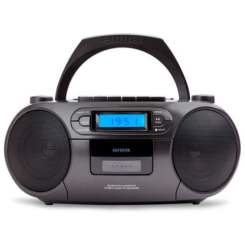 RADIO CD BLUETOOTH PORTABLE AIWA BOOMBOX BBTC-550-SX19 RADIO CD BLUETOOTH PORTABLE AIWA BOOMBOX BBTC-550