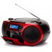 ALTAVOCES BLUETOOTH CON LECTOR DE CD MP3 CASETES Y USB