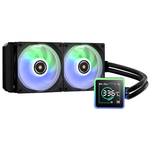 REFRIGERACION LIQUIDA KUZY AIO LCD 240 A-RGB NEGRO BITFENIX (Espera 4 dias)