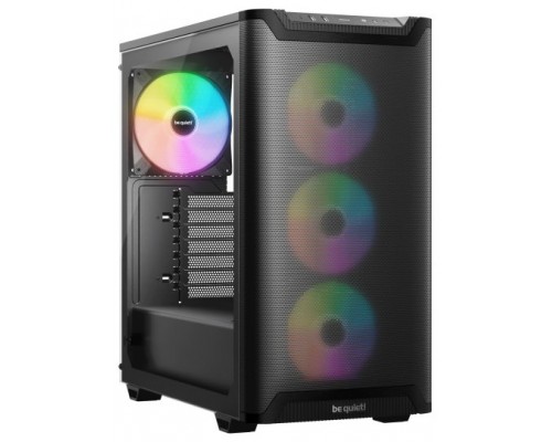 CAJA BEQUIET PURE BASE 501 LX 4XVENT 140 MM S/N NEGRO