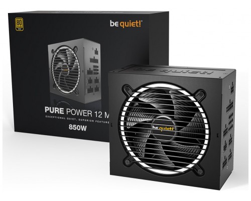 FUENTE ALIMENTACION BEQUIET PURE POWER 12M 850W ATX 80+ GOLD
