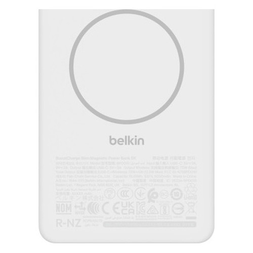 Belkin BPD010hqWH 5000 mAh Cargador inalámbrico Blanco (Espera 4 dias)-SX14 Belkin BPD010hqWH 5000 mAh Cargador inalámbrico Blanco (Espera 4 dias)