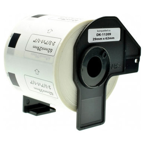 GENERICA BROTHER DK11209 - Etiquetas Genericas Precortadas de Direccion Peque&ntilde;as - 29x62 mm - 800 Un