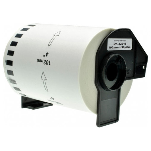 GENERICA BROTHER DK22243 - Etiquetas Genericas de Tama&ntilde;o personalizado - Ancho 102mm x 30,48 metros
