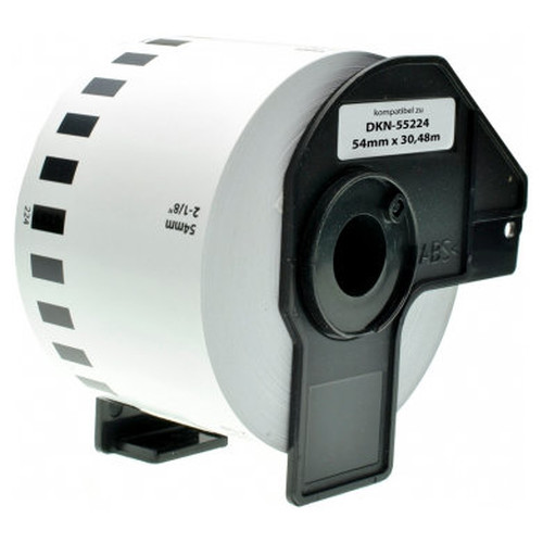 GENERICA BROTHER DKN55224 - Etiquetas No Adhesivas Genericas de Tamaño personalizado - Ancho 54mm x-SX1 GENERICA BROTHER DKN55224 - Etiquetas No Adhesivas Genericas de Tamaño personalizado - Ancho 54mm x