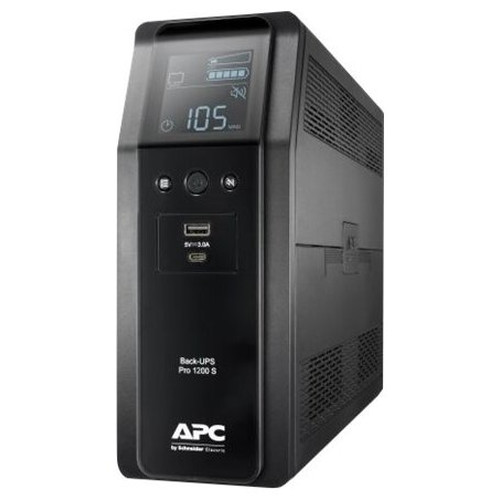 APC BACK UPS PRO BR 1200VA sistema de alimentación ininterrumpida (UPS) Línea interactiva 1,2 kVA 720 W 8 salidas AC (Espera 4 dias)-SX133 APC BACK UPS PRO BR 1200VA sistema de alimentación ininterrumpida (UPS) Línea interactiva 1,2 kVA 720 W 8 salidas AC (Espera 4 dias)