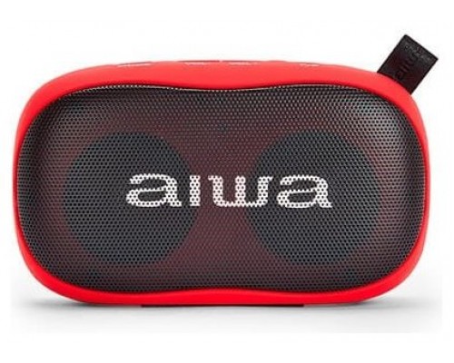 ALTAVOZ BLUETOOTH AIWA BS-110 RED BT 5.0 MICRO