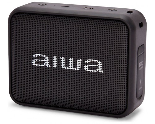 ALTAVOZ BLUETOOTH AIWA BS-200 BLACK BT 5.0 TWS MICRO