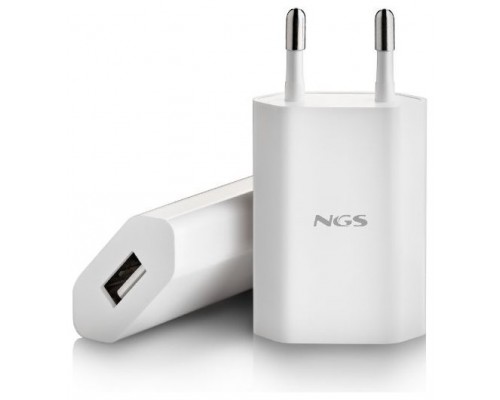 CARGADOR PARED AUTOMATICO 1XUSB 5V 2A/10W BLANCO NGS (Espera 4 dias)