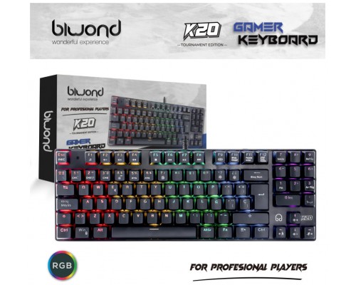 Teclado Mecánico Gaming Biwond K20 Pro Tournament Edition (Espera 2 dias)