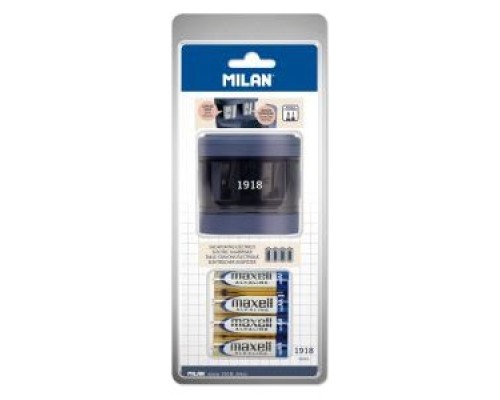 BLÍSTER SACAPUNTAS ELÉCTRICO MAXI-REGULAR (PILAS INCLUIDAS) SERIE 1918, AZUL MARINO MILAN BWM10278B (Espera 4 dias)-SX3 BLÍSTER SACAPUNTAS ELÉCTRICO MAXI-REGULAR (PILAS INCLUIDAS) SERIE 1918, AZUL MARINO MILAN BWM10278B (Espera 4 dias)