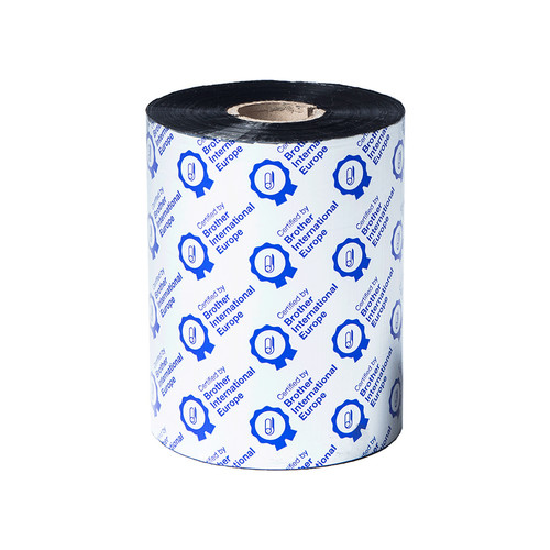 BROTHER 6 Rollos de Ribbon de cera premium de 110mm de ancho y 600m de longitud.