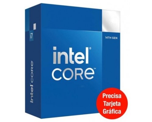 INTEL CORE I7-14700F 5.4GHZ 33MB (SOCKET 1700) GEN14 (Espera 4 dias)