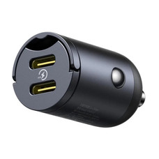 BASEUS TINY STAR MINI CAR CHARGER 2C 30W COSMIC BLACK (Espera 4 dias)-SX4 BASEUS TINY STAR MINI CAR CHARGER 2C 30W COSMIC BLACK (Espera 4 dias)