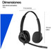 HP Poly Auriculares con cable USB estéreo Mission 425 (paquete) (Espera 4 dias)-SX12 HP Poly Auriculares con cable USB estéreo Mission 425 (paquete) (Espera 4 dias)