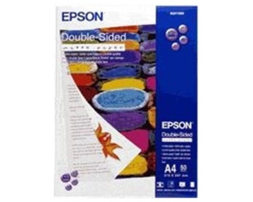 Epson Papel Mate Doble Cara (Double Sidez Matte Paper) A4, 178g.50 hojas