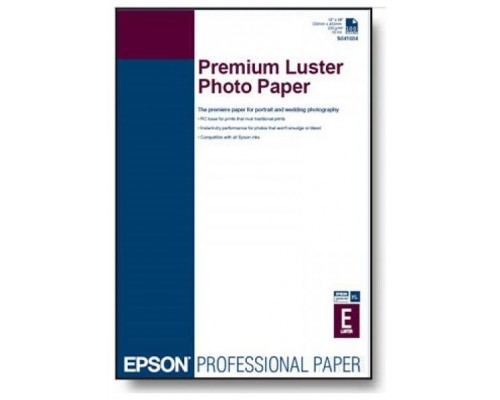 Epson GF Papel Premium Luster Photo, A2, 25 h - 260g/m2