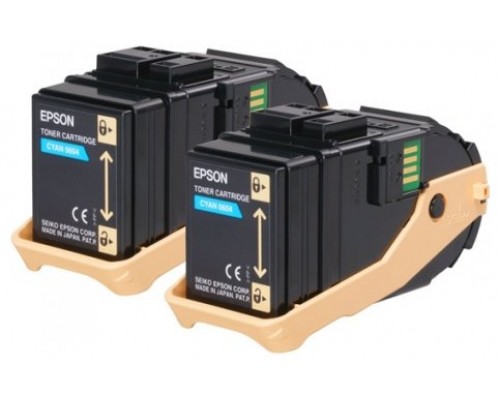 Epson Aculaser C9300 Toner Cian (Pack 2)