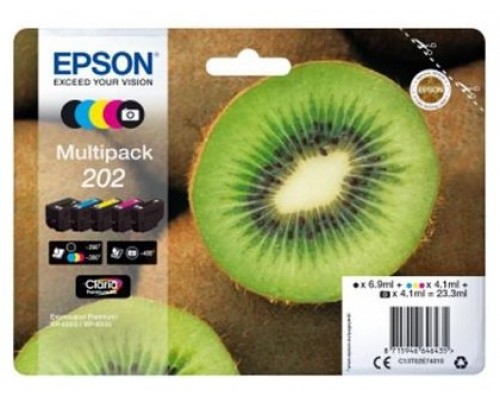 EPSON Multipack 5-colours 202 Claria Premium Ink con RF