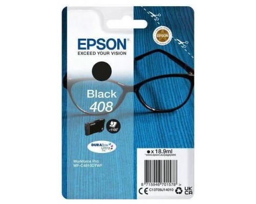 EPSON tinta Negro Singlepack 408 DURABrite Ultra Ink