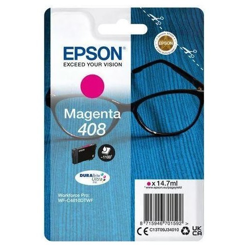EPSON tinta Magenta Singlepack 408 DURABrite Ultra Ink-SX7 EPSON tinta Magenta Singlepack 408 DURABrite Ultra Ink