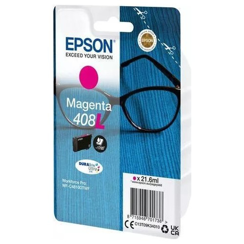 EPSON tinta Magenta Singlepack 408L DURABrite Ultra Ink-SX10 EPSON tinta Magenta Singlepack 408L DURABrite Ultra Ink