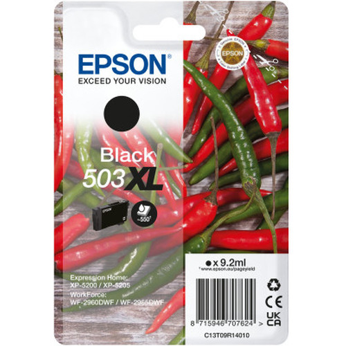 EPSON Tinta negra 503XL Pimientos-SX6 EPSON Tinta negra 503XL Pimientos
