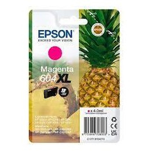 EPSON Tinta magenta 604XL Pi&ntilde;a