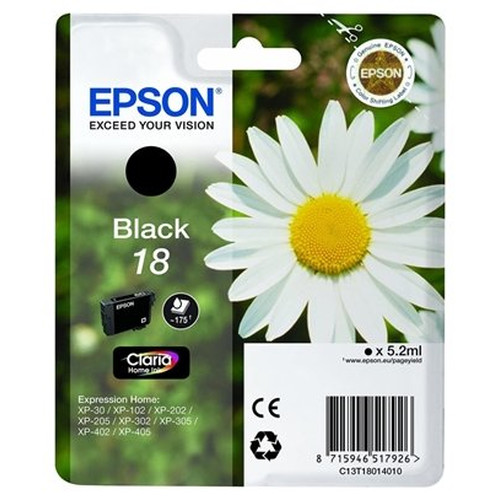Epson Cartucho T1801 Negro-SX4 Epson Cartucho T1801 Negro