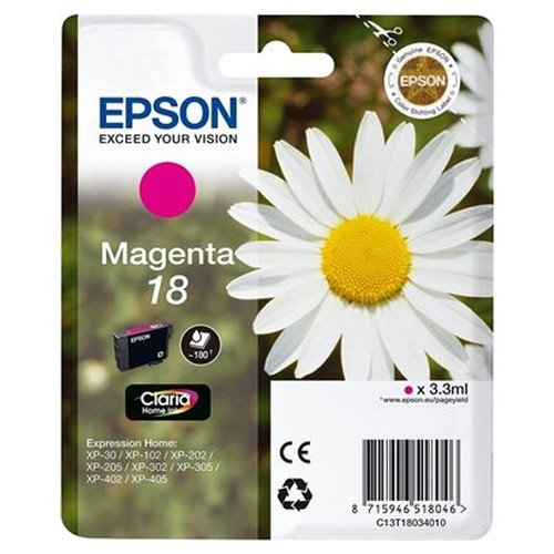 Epson Cartucho T1803 Magenta-SX3 Epson Cartucho T1803 Magenta