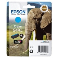 Epson Claria Photo HD Ink Cartucho Cian 24XL Expression Photo XP-760/950