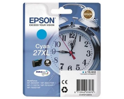 TINTA EPSON C13T27124012 Nº 27XL CIAN (Espera 4 dias)