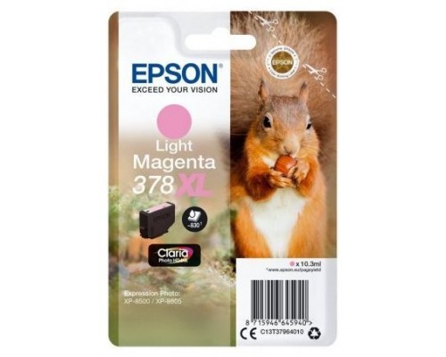 TINTA EPSON 378XL ORI MAGENTA CLARO C13T37964010