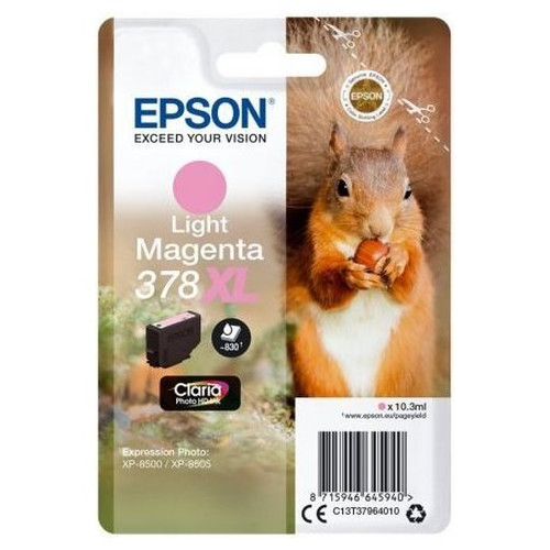 Singlepack Light Magenta 378XL Claria Photo HD Ink-SX4 Singlepack Light Magenta 378XL Claria Photo HD Ink