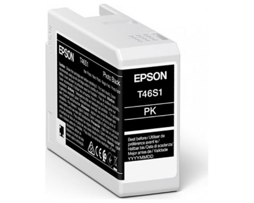 EPSON  Singlepack Photo Black T46S1 UltraChrome Pro 10 ink 25ml SC-P700